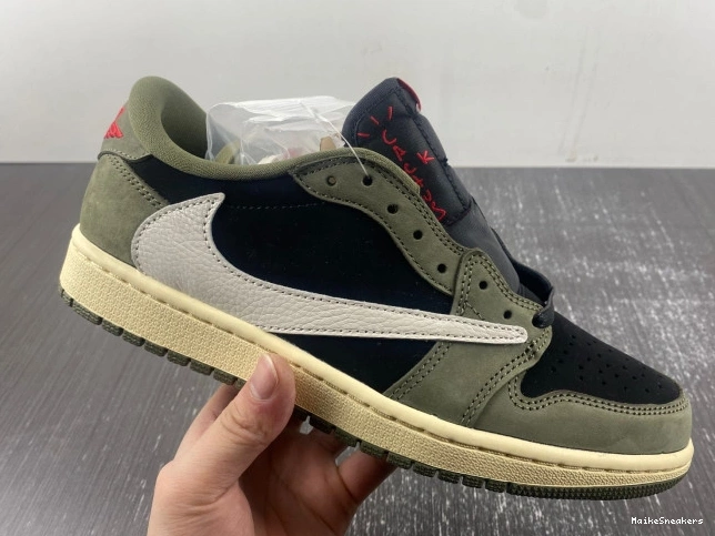 MaikeSneakers SP LOW X JORDAN AIR OG 'BLACK DM7866-002 OLIVE' TRAVIS SCOTT 1 0725